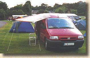 Fiat Scudo mit Vordach