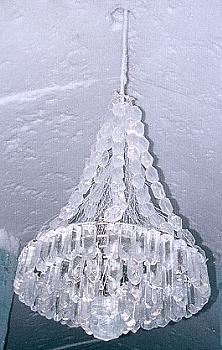 Kronleuchter aus Eis