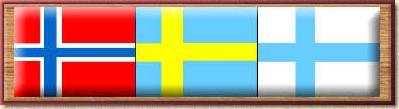Skandinavien Flaggen